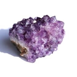 Amethyst-Stufe / Aufsteller - Igel - mitteldunkel (Uruquai) - Sonderqualitt - ca. 6,2 cm x 5,6 cm x 4 cm