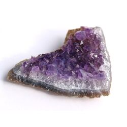 Amethyst Kristallstufe / Ladestufe mitteldunkel (Uruquai) - Sonderqualitt - ca. 7,4 cm x 5,9 cm x 2,3 cm