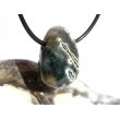 Ozeanachat Trommelstein gebohrt (Ozeanchalcedon / Ozeanjaspis) - Sonderqualität - ca. 2,5 cm x 1,8 cm x 1,3 cm