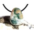 Ozeanachat Trommelstein gebohrt (Ozeanchalcedon / Ozeanjaspis) - Sonderqualität - ca. 2,5 cm x 2 cm x 1,4 cm