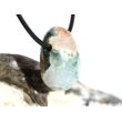 Ozeanachat Trommelstein gebohrt (Ozeanchalcedon / Ozeanjaspis) - Sonderqualität - ca. 2,5 cm x 2 cm x 1,4 cm