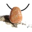 Ozeanachat Trommelstein gebohrt (Ozeanchalcedon / Ozeanjaspis) - Sonderqualität - ca. 2,6 cm x 2 cm x 1,4 cm