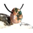 Ozeanachat Trommelstein gebohrt (Ozeanchalcedon / Ozeanjaspis) - Sonderqualität - ca. 2,5 cm x 2 cm x 1,5 cm