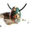 Ozeanachat Trommelstein gebohrt (Ozeanchalcedon / Ozeanjaspis) - Sonderqualität - ca. 2,5 cm x 2 cm x 1,5 cm