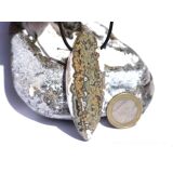 Ozeanachat XXXL Schmuckstein Cabochon / Scheibenstein...