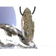 Ozeanachat XXXL Schmuckstein Cabochon / Scheibenstein gebohrt (Ozeanchalcedon / Ozeanjaspis) - Sonderqualität - ca. 6,9 cm x 2,4 cm x 1 cm
