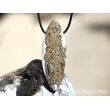 Ozeanachat XXXL Schmuckstein Cabochon / Scheibenstein gebohrt (Ozeanchalcedon / Ozeanjaspis) - Sonderqualität - ca. 6,9 cm x 2,4 cm x 1 cm