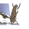 Ozeanachat XXXL Schmuckstein Cabochon / Scheibenstein gebohrt (Ozeanchalcedon / Ozeanjaspis) - Sonderqualität - ca. 6,9 cm x 2,4 cm x 1 cm