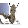 Ozeanachat XXXL Schmuckstein Cabochon / Scheibenstein gebohrt (Ozeanchalcedon / Ozeanjaspis) - Sonderqualität - ca. 6,9 cm x 2,4 cm x 1 cm