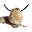 Ozeanachat Trommelstein gebohrt (Ozeanchalcedon / Ozeanjaspis) - schöne Qualität - ca. 2,4 cm x 2 cm x 1,2 cm