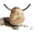 Ozeanachat Trommelstein gebohrt (Ozeanchalcedon / Ozeanjaspis) - schöne Qualität - ca. 2,4 cm x 2 cm x 1,2 cm