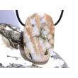 Ozeanachat XXL Schmuckstein Cabochon / Scheibenstein gebohrt (Ozeanchalcedon / Ozeanjaspis) - Sonderqualität - ca. 4,5 cm x 2,8 cm x 1 cm
