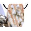 Ozeanachat XXL Schmuckstein Cabochon / Scheibenstein gebohrt (Ozeanchalcedon / Ozeanjaspis) - Sonderqualität - ca. 4,5 cm x 2,8 cm x 1 cm