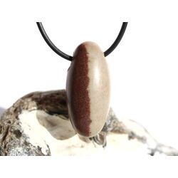 Shiva Lingam Ei (Sandstein/Tonstein) Trommelstein gebohrt - Sonderqualitt - ca. 3,5 cm x 1,7 cm - Sonderpreis wg. Makel -