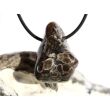 Turitella-Jaspis Trommelstein gebohrt - Sonderqualität - ca. 3,2 cm x 2,3 cm x 1,6 cm (ES)