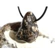 Turitella-Jaspis Trommelstein gebohrt - Sonderqualität - ca. 3,2 cm x 2,3 cm x 1,6 cm (ES)