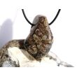 Turitella-Jaspis XXL Trommelstein gebohrt - Sonderqualität - ca. 4,5 cm x 2,8 cm x 1,7 cm (ES)