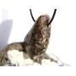 Turitella-Jaspis XXL Trommelstein gebohrt - Sonderqualität - ca. 4,5 cm x 2,8 cm x 1,7 cm (ES)