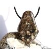 Turitella-Jaspis XXL Trommelstein gebohrt - Sonderqualität - ca. 4,5 cm x 2,8 cm x 1,7 cm (ES)