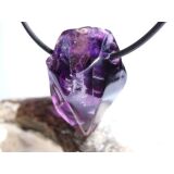 Amethyst dunkel "Morion" Kristallspitze /...