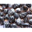Rauchobsidian (Apachenträne) Wassersteine-Sonderqualität / Trommelsteine roh - ca. 50 g