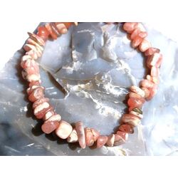 Rhodochrosit Splitterarmband - Sonderqualit�t - ca. 5 - 12 mm - ca. 18 cm
