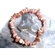 Rhodochrosit Splitterarmband - Sonderqualität - ca. 5 - 12 mm - ca. 18 cm