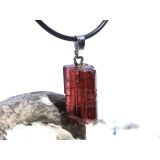 Turmalin rosarot (Rubellit) Kristallstab mit Spitze...