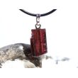 Turmalin rosarot (Rubellit) Kristallstab mit Spitze Anhänger Silberöse Schmuckdose - Rarität - AA-Sonderqualität - ca. 3,1 cm x 1,1 cm x 0,9 cm