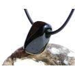 Turmalin grün (Verdelith) Trommelstein / Schmuckstein gebohrt - AA-Sonderqualität - Rarität - ca. 1,9 cm x 1,1 cm x 1,1 cm