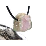 Wassermelonenturmalin Kristallquerschnitt / Rohsteinform gebohrt - Rarität - Sonderqualität - ca. 2 cm x 1,9 cm x 1,4 cm