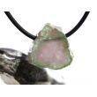 Wassermelonenturmalin Kristallquerschnitt / Rohsteinform gebohrt - Rarität - Sonderqualität - ca. 2 cm x 1,9 cm x 1,4 cm