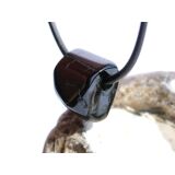 Turmalin grün (Verdelith) Trommelstein / Schmuckstein gebohrt - AA-Sonderqualität - Rarität - ca. 1,4 cm x 1,4 cm x 1,1 cm