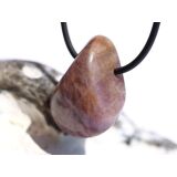 Turmalin rosa (Rubellit) Trommelstein gebohrt - Rarität - Sonderqualität - ca. 2,9 cm x  2,1 cm x 1,5 cm