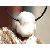 Howlith Trommelstein gebohrt - Sonderqualität - ca. 2,8 cm x 2,4 cm x 1,3 cm