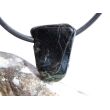 Turmalin grün (Verdelith) Trommelstein gebohrt - Rarität - ca. 1,8 cm x 1,4 cm x 1 cm