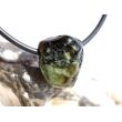 Turmalin grün (Verdelith) Trommelstein gebohrt - Sonderqualität - Rarität - ca. 1,6 cm x 1,5 cm x 1,2 cm