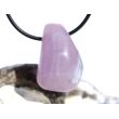 Lavendelquarz (Chalcedon) Trommelstein gebohrt - Sonderqualität - ca. 3,1 cm x 2,1 cm x 1,7 cm