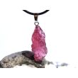 Turmalin rosa-pink (Rubellit) Kristall Anhänger Silberöse Schmuckdose - Rarität - AA-Sonderqualität - ca. 3,9 cm x 1,2 cm x 1,1 cm