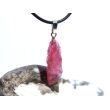 Turmalin rosa-pink (Rubellit) Kristall Anhänger Silberöse Schmuckdose - Rarität - AA-Sonderqualität - ca. 3,9 cm x 1,2 cm x 1,1 cm