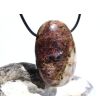 Turmalin polychrom rosa-grün (Rubelli-Verdelith) XXL Schmuckstein Cabochon (Linsenstein) gebohrt - Rarität - ca. 4,5 cm x 3,1 cm x 1,4 cm
