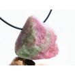 Wassermelonenturmalin (Tricolor) XL Kristall / Rohsteinform gebohrt - Rarität - Sonderqualität - ca. 3,6 cm x 3,6 cm x 2,1 cm