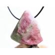 Wassermelonenturmalin (Tricolor) XL Kristall / Rohsteinform gebohrt - Rarität - Sonderqualität - ca. 3,6 cm x 3,6 cm x 2,1 cm
