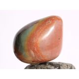 Polychrom-Jaspis (Polychromjaspis) XXL Trommelstein / Handschmeichler - Sonderqualität - ca. 4,2 cm x 3,6 cm x 3,1 cm (GKS)