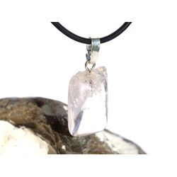 Danburit rosa Kristallstab-Trommlstein Anh�nger Silber�se Schmuckdose - AA-Sonderqualit�t - Rarit�t - ca. 3,1 cm x 1,5 cm x 0,9 cm