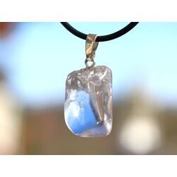 Danburit rosa Kristallstab-Trommlstein Anh�nger Silber�se Schmuckdose - AA-Sonderqualit�t - Rarit�t - ca. 3,1 cm x 1,5 cm x 0,9 cm