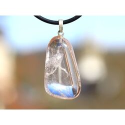 Danburit rosa Schmuckstein Anh�nger Silber�se Schmuckdose - AA-Sonderqualit�t - Rarit�t - ca. 3,5 cm x 1,7 cm x 0,7 cm