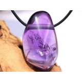 Amethyst mittelhell XXL Trommelstein / Schmuckstein...