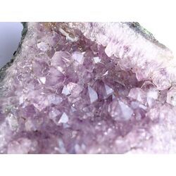 Amethyst Kristallstufe / Ladestufe hell  (Uruquai) - Sonderqualitt  - ca. 14,4 cm x 13,1 cm x 6 cm