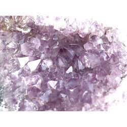 Amethyst Kristallstufe / Ladestufe hell  (Uruquai) - Sonderqualitt  - ca. 14,4 cm x 13,1 cm x 6 cm